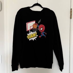 Rare Tokidoki X Marvel Spider-Man Shirt Size Small Men Basketball Sweatshirt